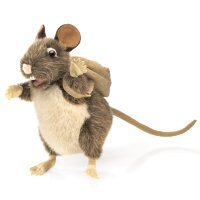 Folkmanis Pack Rat Hand Puppet Ratte, sammelt gern / Pack...
