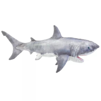 Folkmanis Great White Shark Marionnette à main Gris Grßer Weißer Hai