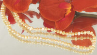 S103 Süsswasser Perlen-Strang ca. 3-6mm softgold ca....