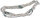Zucht-Perlen-Collier P904 3-reihig weiß mit Jade Perlencollier 44cm NEU