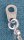Perlencollier m. Staßsteinen P290 Weiß ca. 41cm Zucht Perlen 8mm Perlenkette
