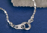 Perlencollier 5 Perlen P294 Lachsfarben ca. 41cm Zucht...
