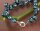 Perlenkette P388 Barocke Zuchtperlen ca. 8mm Ocean Blue