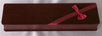 Geschenkbox Bordeaux Rot Kette, Collier oder Schmuckset NEU