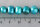 P390 Echter Süßwasser-Perlen-Strang barock 7-8mm 40cm lang offen signalblau