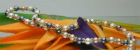 3-er Zucht-Perlenset 3-farbig 6mm Armband Kette Ohrring...