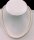 Perlenkette Weiss ca.6-7mm Buttonshape Süsswasser-Perlen ca.45cm K107 NEU