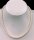 Perlenkette Weiss ca.6-7mm Buttonshape Süsswasser-Perlen ca.45cm K107 NEU