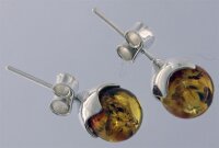Artikelname Bernstein Ohrstecker Cognacfarben ca. 8mm mit...