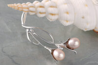 Exquisite Brosche P304 Blume mit 2...