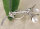 STELYNA Exquisite Brosche P303 Blume mit 2 Süßwasser Zuchtperlen Oval Weiß