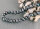 P158 Echter Süßwasser-Perlen-Strang barock 5-6mm 40cm lang offen silberviolett Tahiti Schwarz