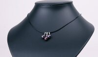 Echtes Zucht-Perlen-Collier P038 3-Perlen Tahiti-Farben...