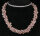 Collier Set Kette 45cm + Armband 3-Farbig Tricolore Top Lüster NEU