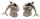 Ohrstecker Delphin Silber  - 925 Sterling Silber - mit Strass Steinen OSDSS01