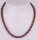 Perlenstrang S107  Süsswasser Perlen-Strang offen  Perlen Barock ca. 7mm Burgundy-Weinrot